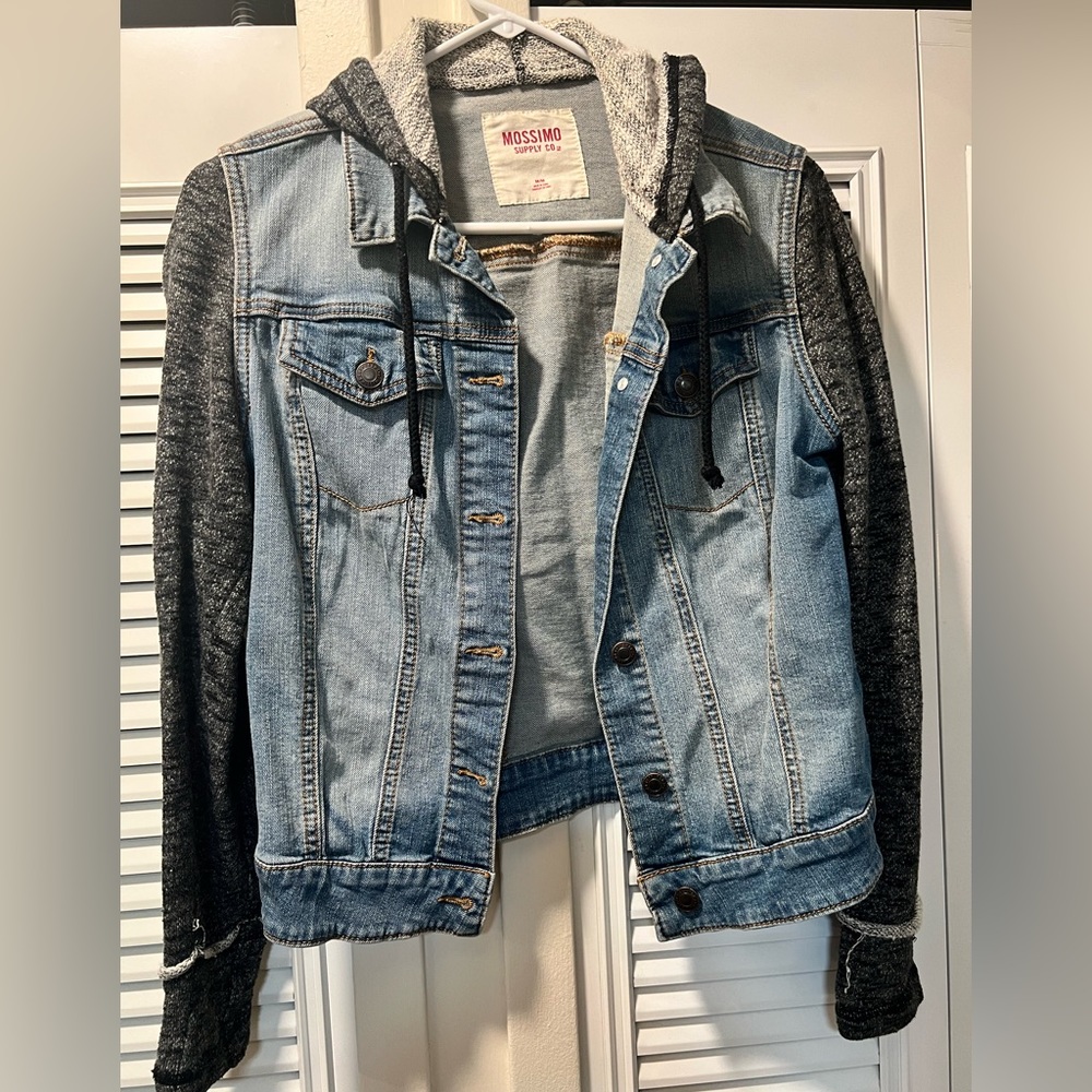 Hooded Jean jacket